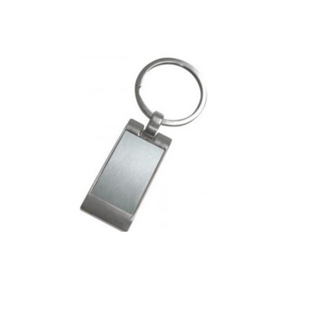 LLAVERO METALICO RECTANGULO BORDE GRUESO HP-5